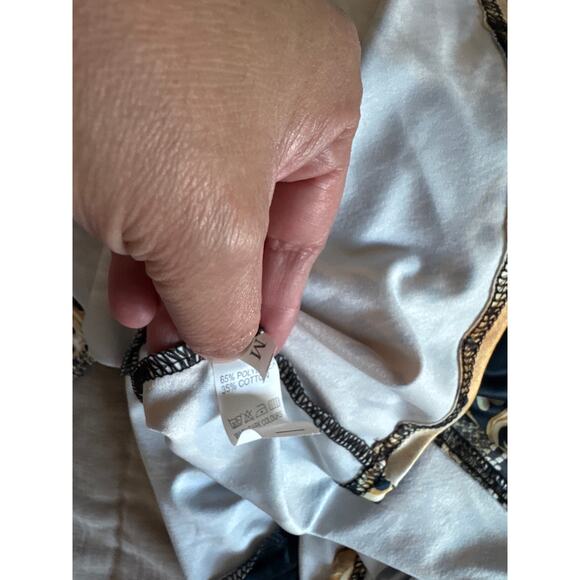 animal print  & Chain Print Drawstring Dress size M - Picture 4 of 4